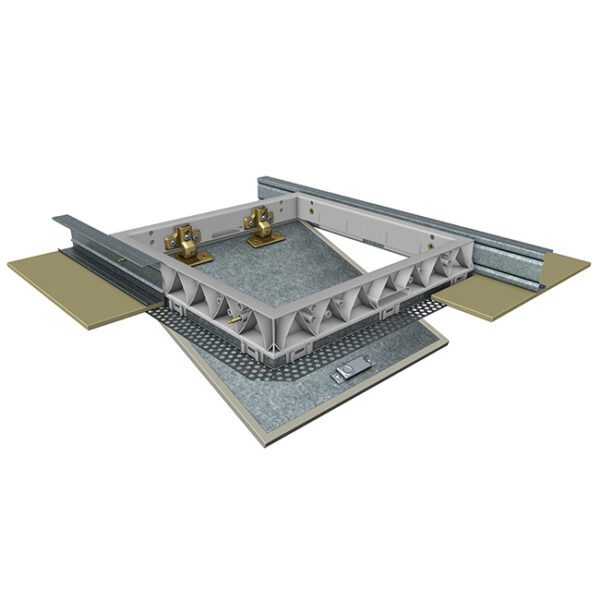 Feather edge budget lock access panel